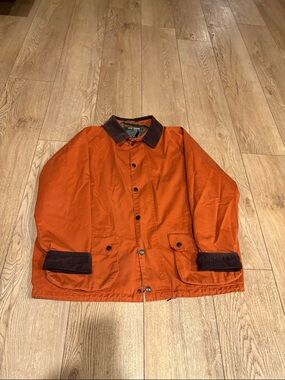 Barbour Chore Jacket with Contrast Corduroy Collar